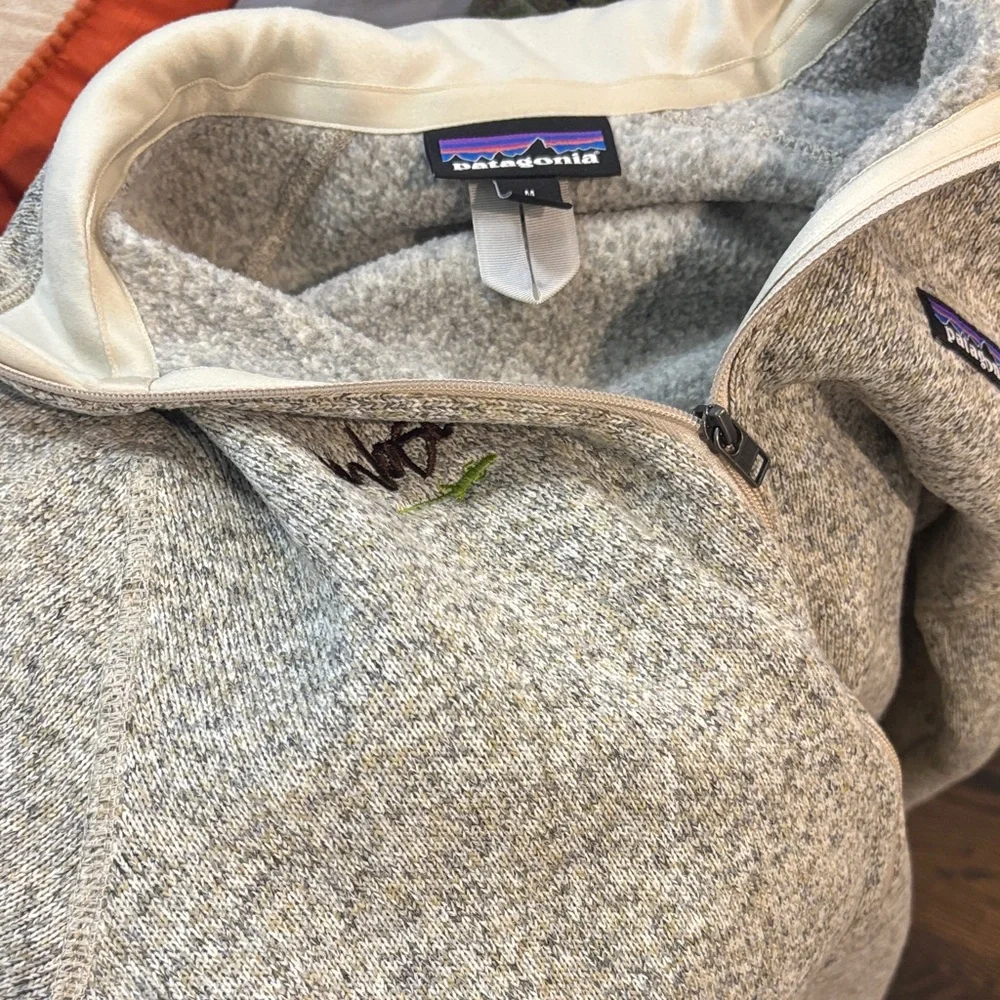 Patagonia Women's Tan/Grey  Utility Jacket - Picture 5 of 6